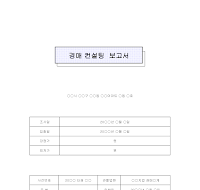 경매컨설팅보고서 경매컨설팅보고서